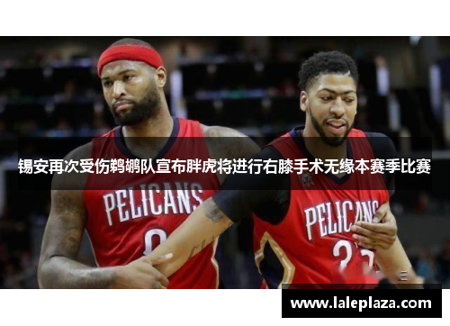 锡安再次受伤鹈鹕队宣布胖虎将进行右膝手术无缘本赛季比赛