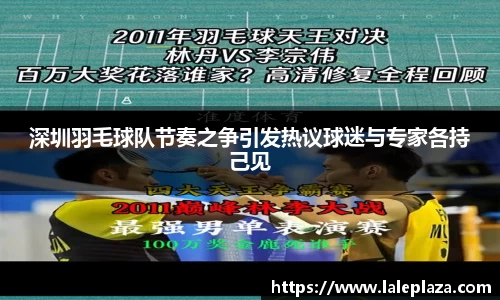深圳羽毛球队节奏之争引发热议球迷与专家各持己见