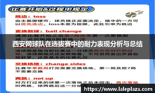 西安网球队在选拔赛中的耐力表现分析与总结